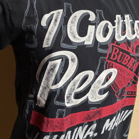Bubba Gump Lahaina Maui ‘I Gotta Pee’ tee shirt top Men’s S - Picture 3 of 5